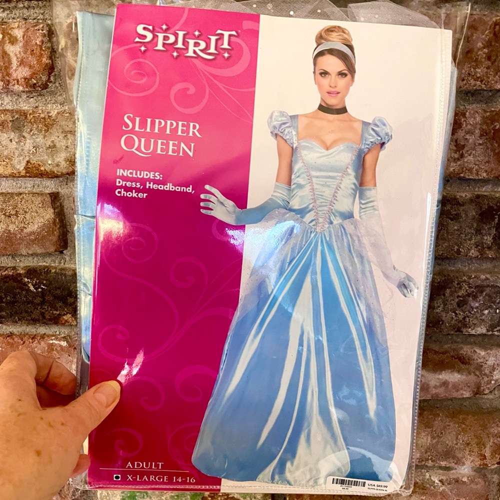 🩵 Cinderella, Descendants ELLA, Slipper Queen SZ XL (14-16)
